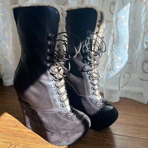 Yves Saint Laurent Ariane 90 Bootie Platform